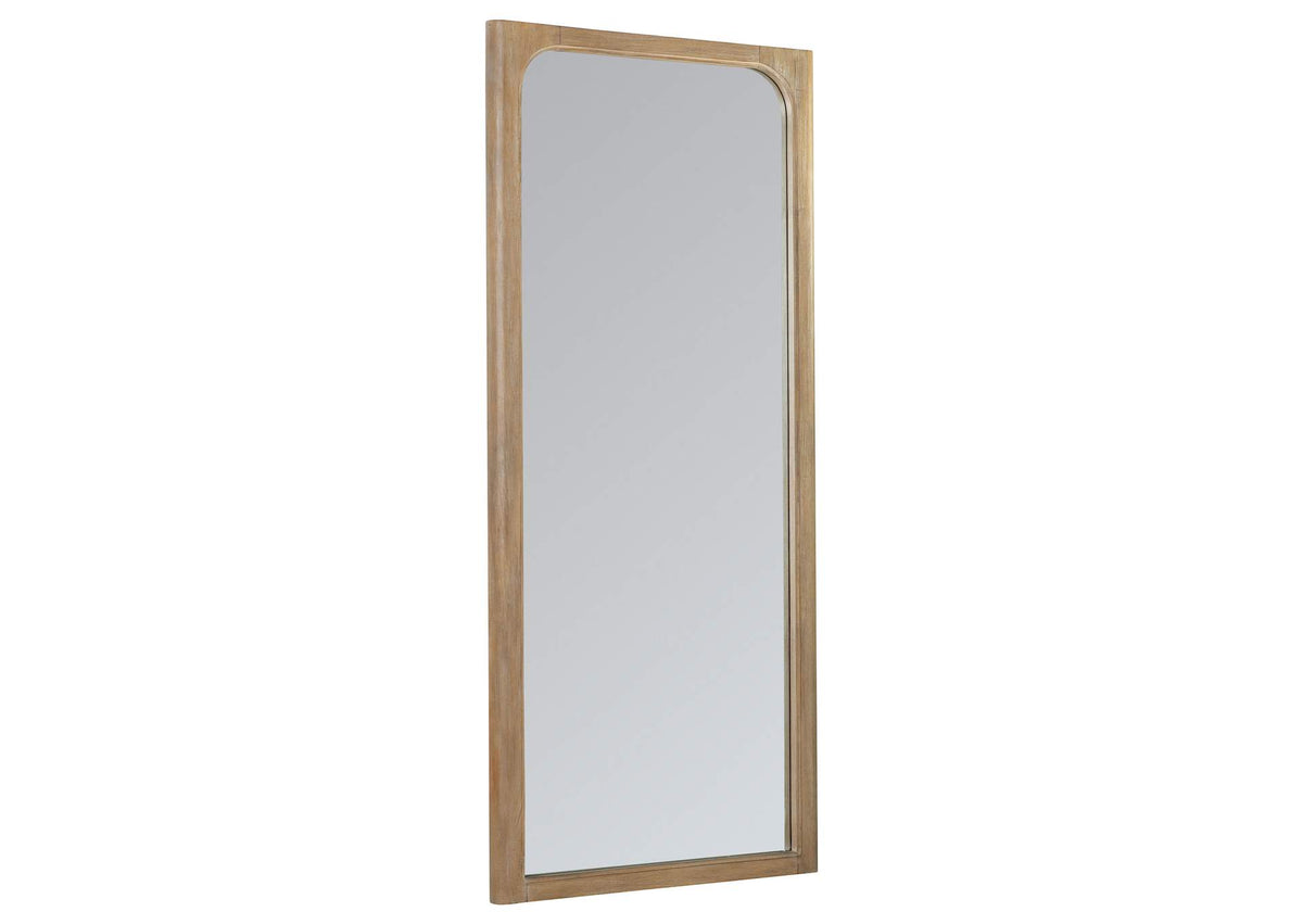 222528 Solano 80-inch Full Length Floor Mirror Weathered Mango