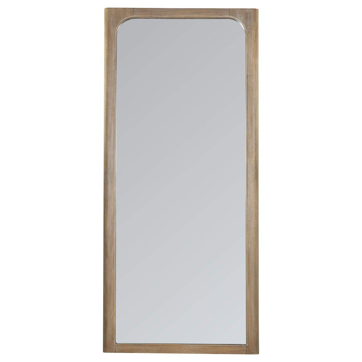 222528 Solano 80-inch Full Length Floor Mirror Weathered Mango