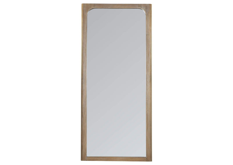 222528 Solano 80-inch Full Length Floor Mirror Weathered Mango