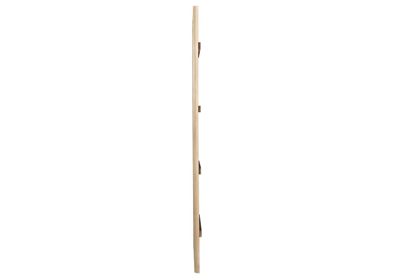 222528 Solano 80-inch Full Length Floor Mirror Weathered Mango