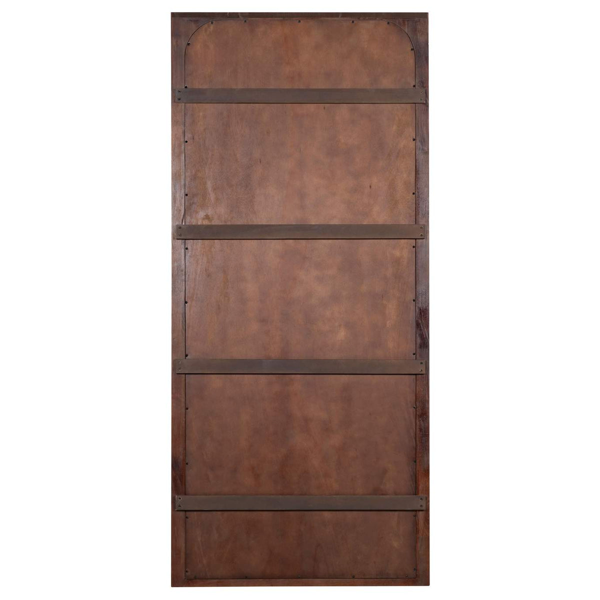 222528 Solano 80-inch Full Length Floor Mirror Weathered Mango