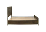 222631KE Woodmont Eastern King Storage Bed Rustic Golden Brown
