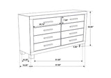 222631Q-S5 Woodmont 5-piece Queen Bedroom Set Rustic Golden Brown