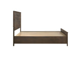 222631Q Woodmont Wood Queen Storage Panel Bed Rustic Golden Brown