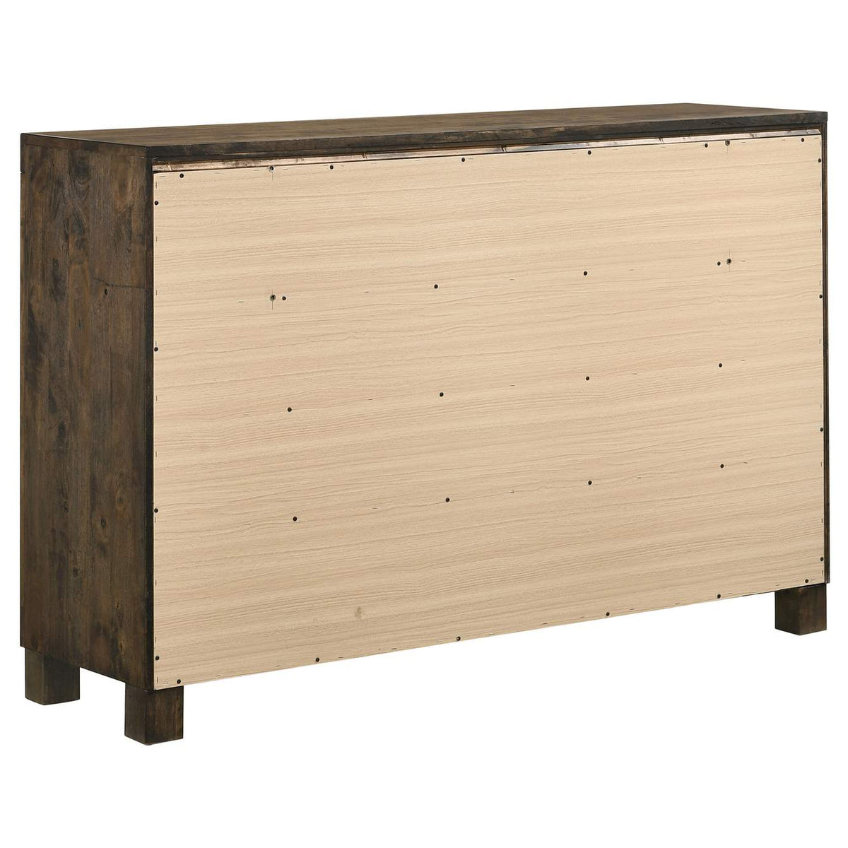222633 Woodmont 8-drawer Dresser Rustic Golden Brown
