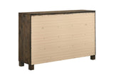 222633 Woodmont 8-drawer Dresser Rustic Golden Brown