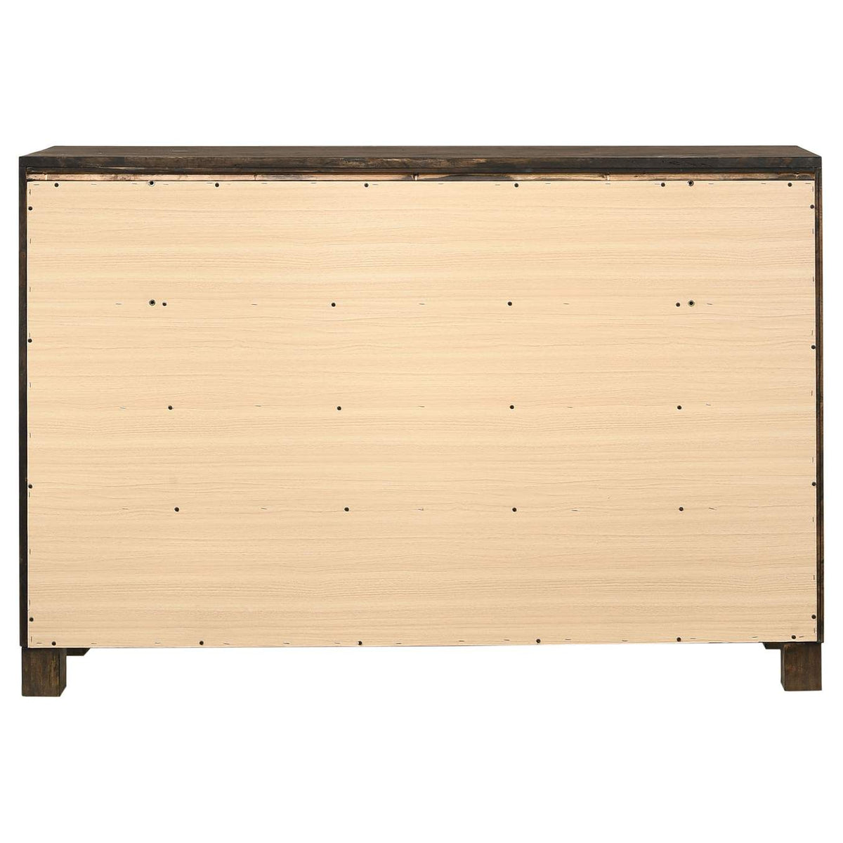222633 Woodmont 8-drawer Dresser Rustic Golden Brown