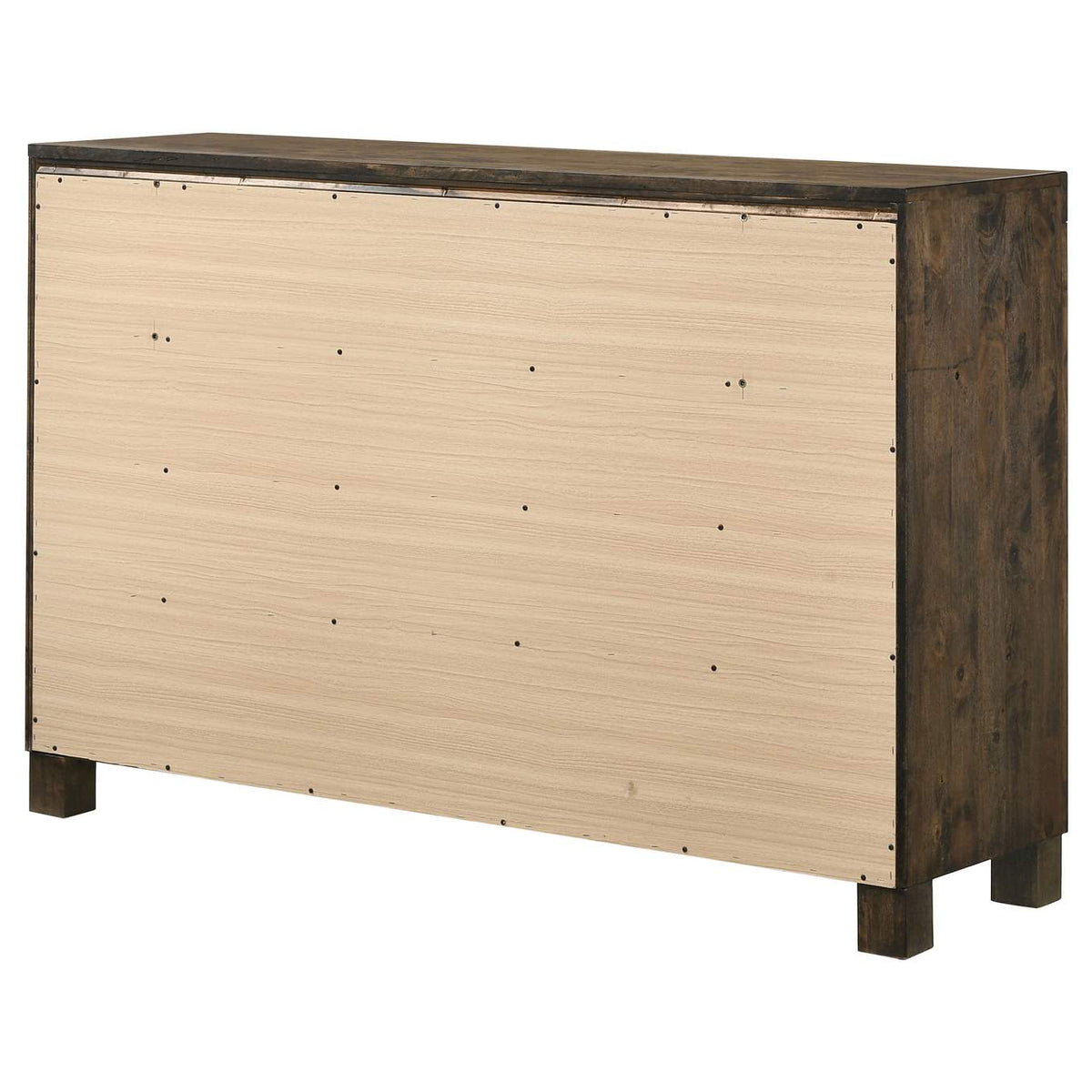 222633 Woodmont 8-drawer Dresser Rustic Golden Brown