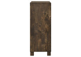 222635 Woodmont 5-drawer Bedroom Chest Rustic Golden Brown