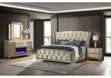 222661Q-S4B Lorient 4-piece Queen Bedroom Set Ivory and Camel