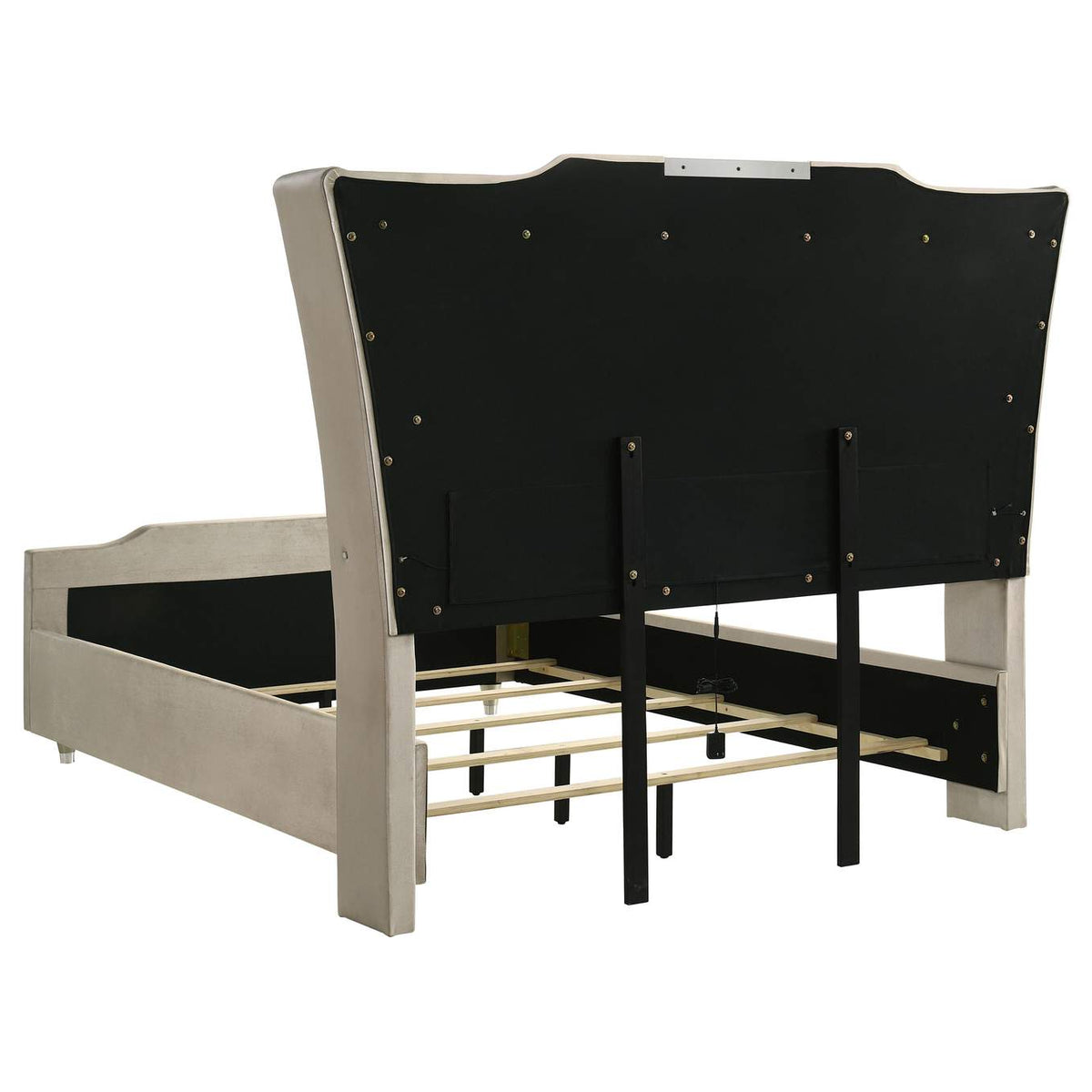 222661Q-S5 Lorient 5-piece Queen Bedroom Set Ivory and Camel