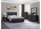 Marceline 5-piece Eastern King Bedroom Set Black