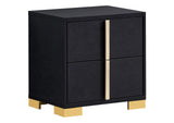222831KE-S5 Marceline 5-piece Eastern King Bedroom Set Black