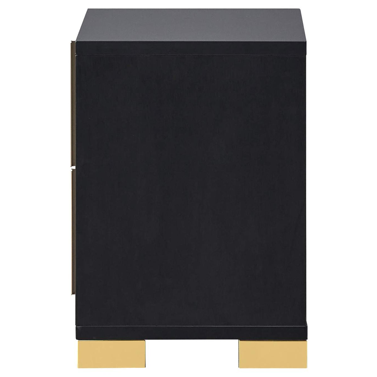 222832 Marceline 2-drawer Nightstand Black