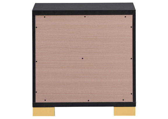 222832 Marceline 2-drawer Nightstand Black