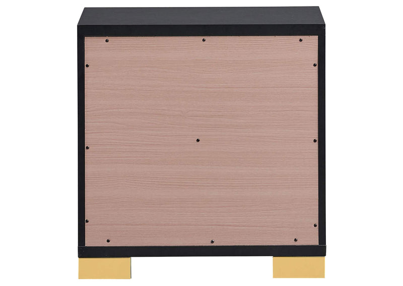 222832 Marceline 2-drawer Nightstand Black
