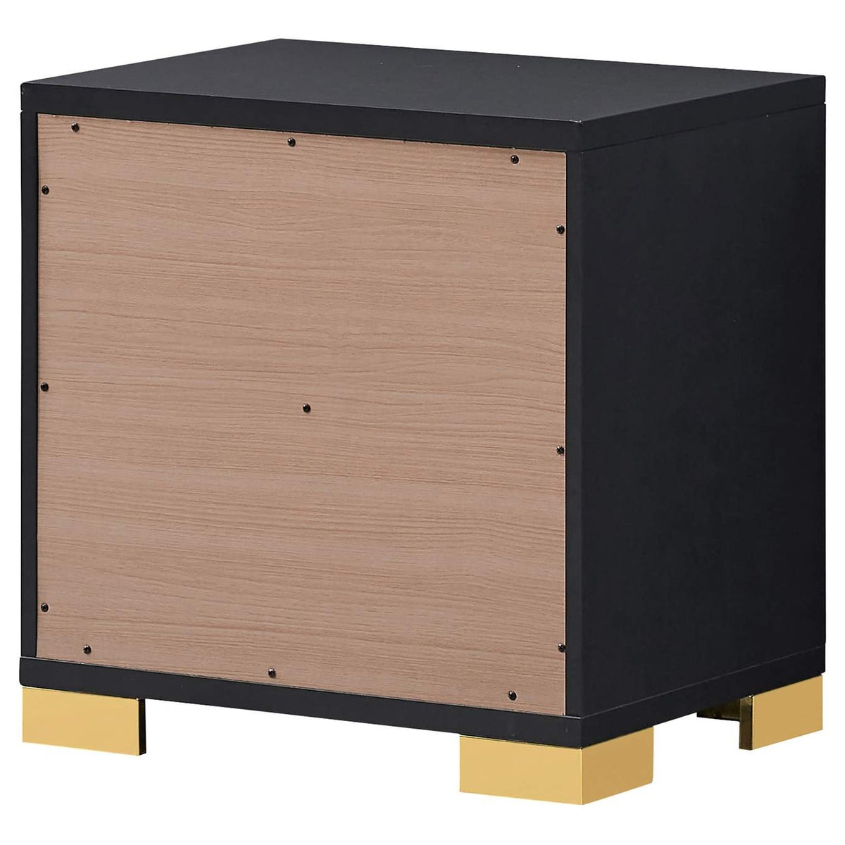 222832 Marceline 2-drawer Nightstand Black