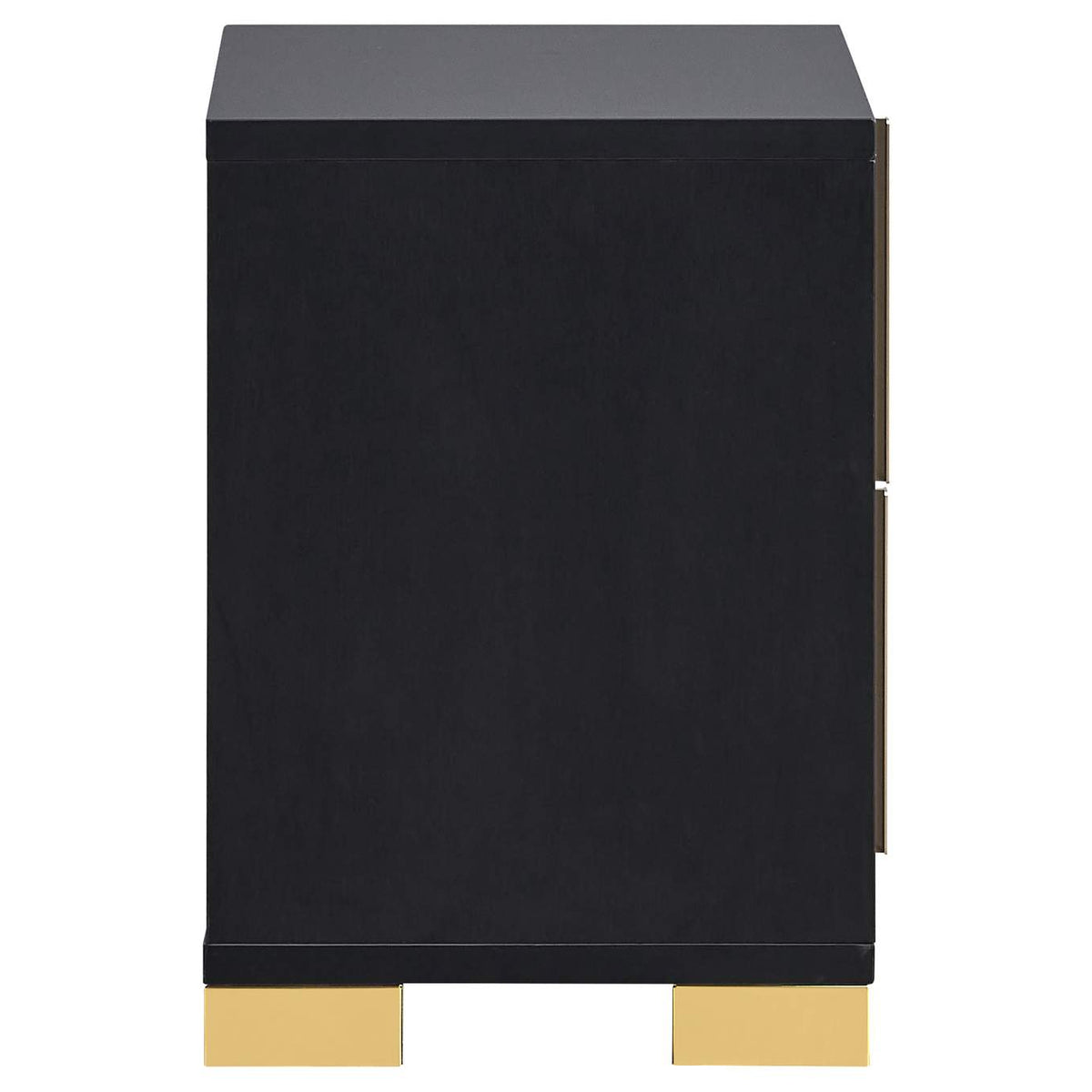 222832 Marceline 2-drawer Nightstand Black