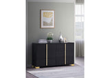 222833 Marceline 6-drawer Dresser Black