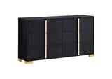 222833 Marceline 6-drawer Dresser Black