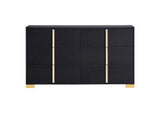 222833 Marceline 6-drawer Dresser Black