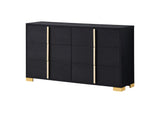 222833 Marceline 6-drawer Dresser Black
