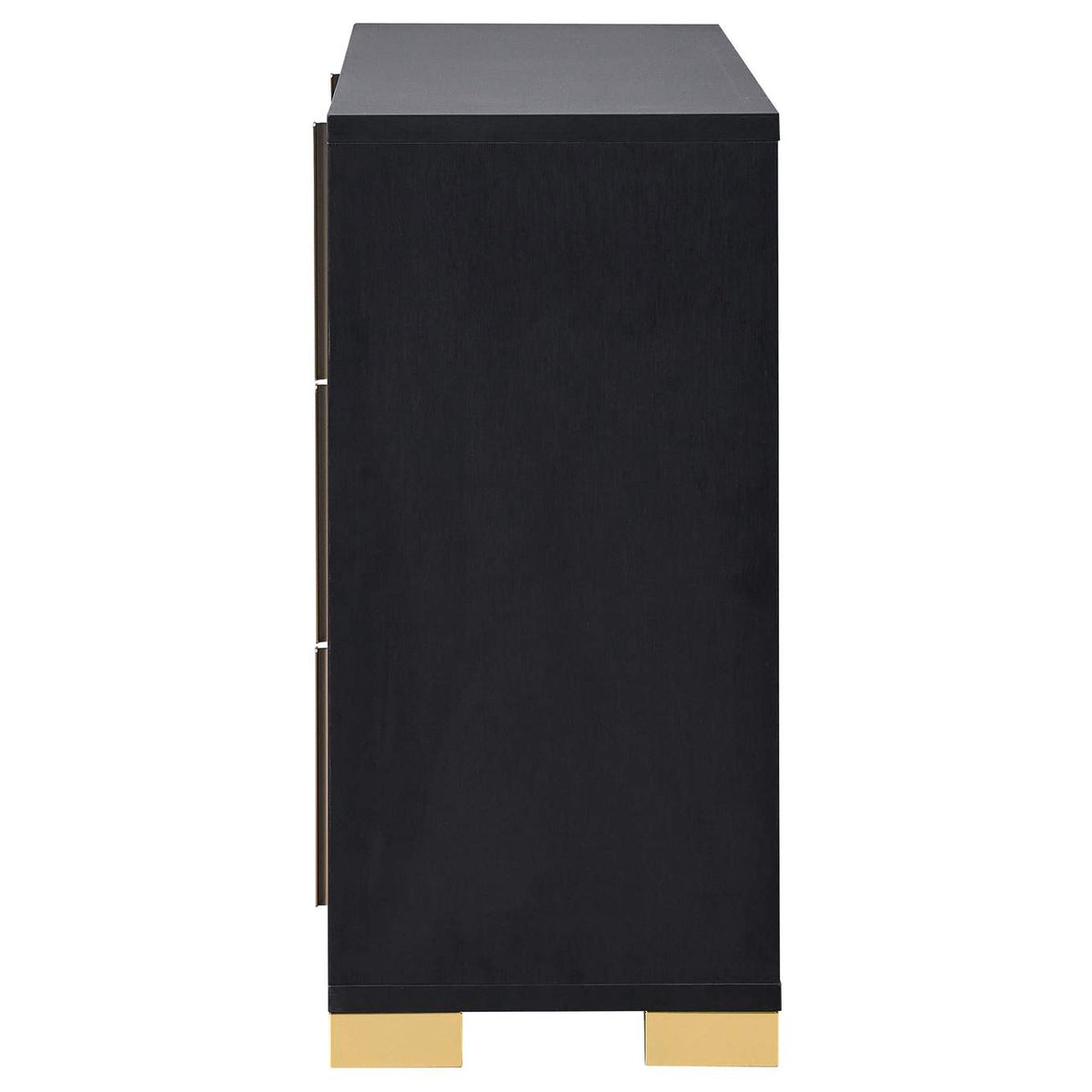 222833 Marceline 6-drawer Dresser Black
