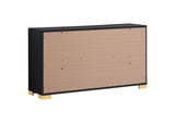 222833 Marceline 6-drawer Dresser Black