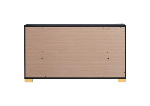 222833 Marceline 6-drawer Dresser Black