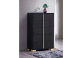 222835 Marceline 5-drawer Bedroom Chest Black