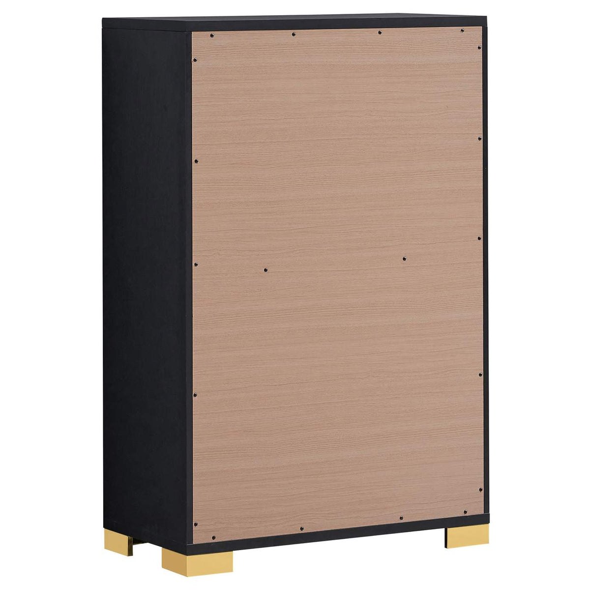 222835 Marceline 5-drawer Bedroom Chest Black