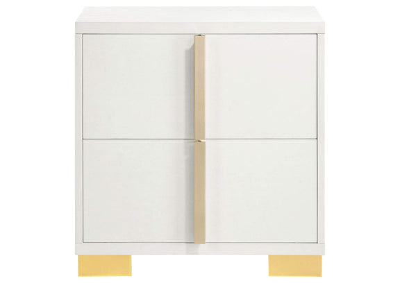 222932 Marceline 2-drawer Nightstand White