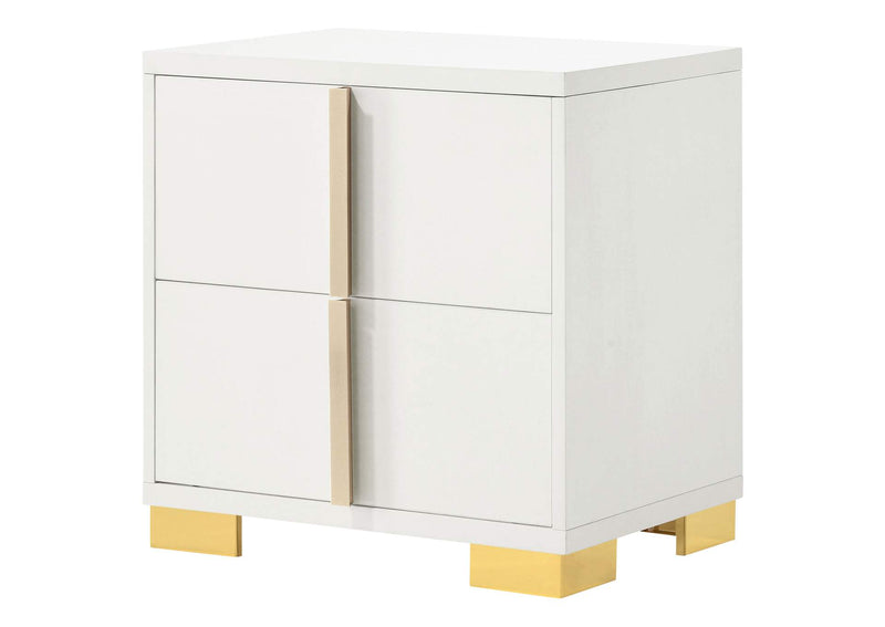 222932 Marceline 2-drawer Nightstand White