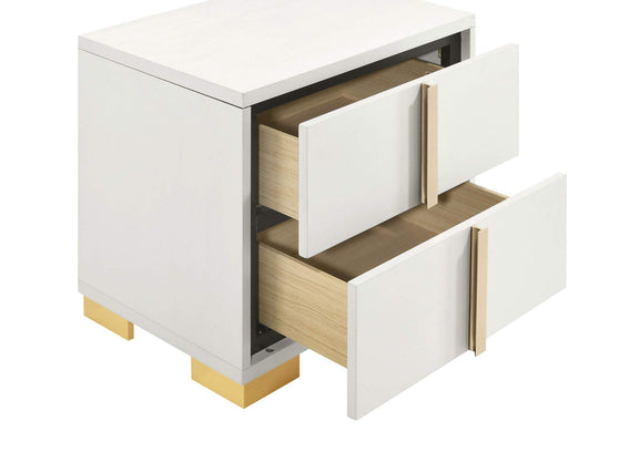 222932 Marceline 2-drawer Nightstand White