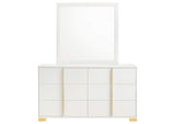 222933M Marceline 6-drawer Dresser with Mirror White