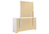 222933M Marceline 6-drawer Dresser with Mirror White