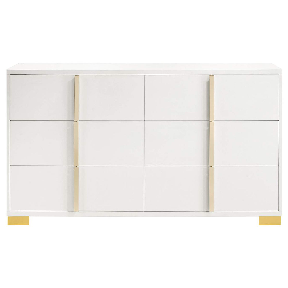 222933 Marceline 6-drawer Dresser White
