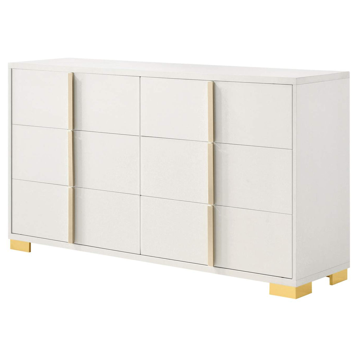 222933 Marceline 6-drawer Dresser White