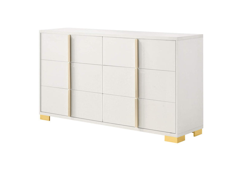 222933 Marceline 6-drawer Dresser White