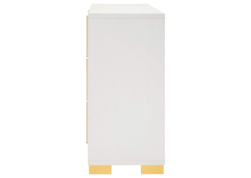 222933 Marceline 6-drawer Dresser White