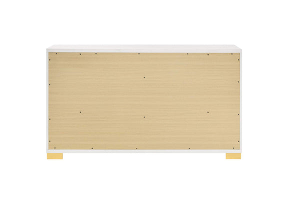 222933 Marceline 6-drawer Dresser White
