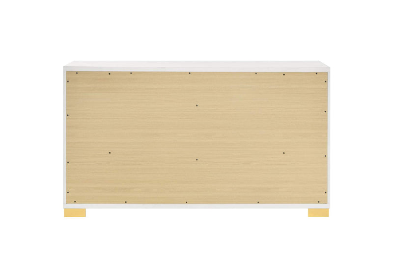 222933 Marceline 6-drawer Dresser White