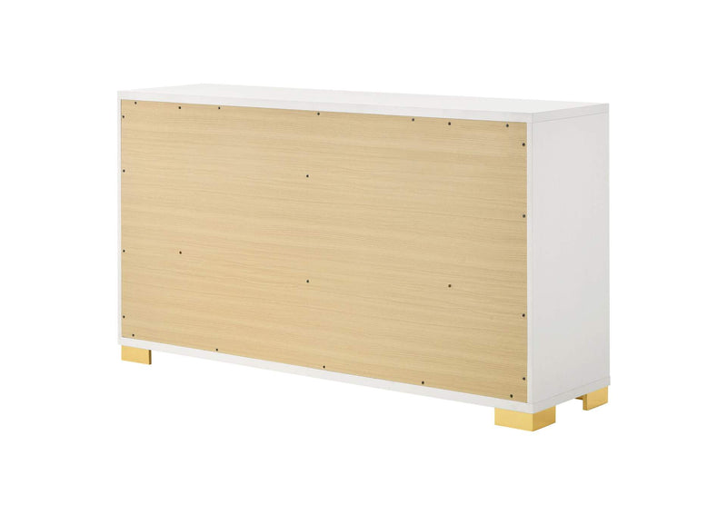 222933 Marceline 6-drawer Dresser White