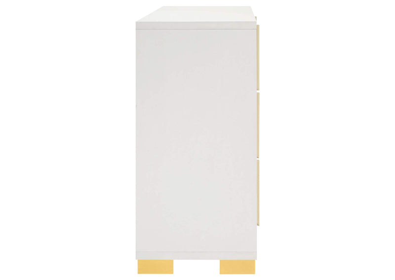 222933 Marceline 6-drawer Dresser White