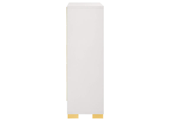 222935 Marceline 5-drawer Bedroom Chest White