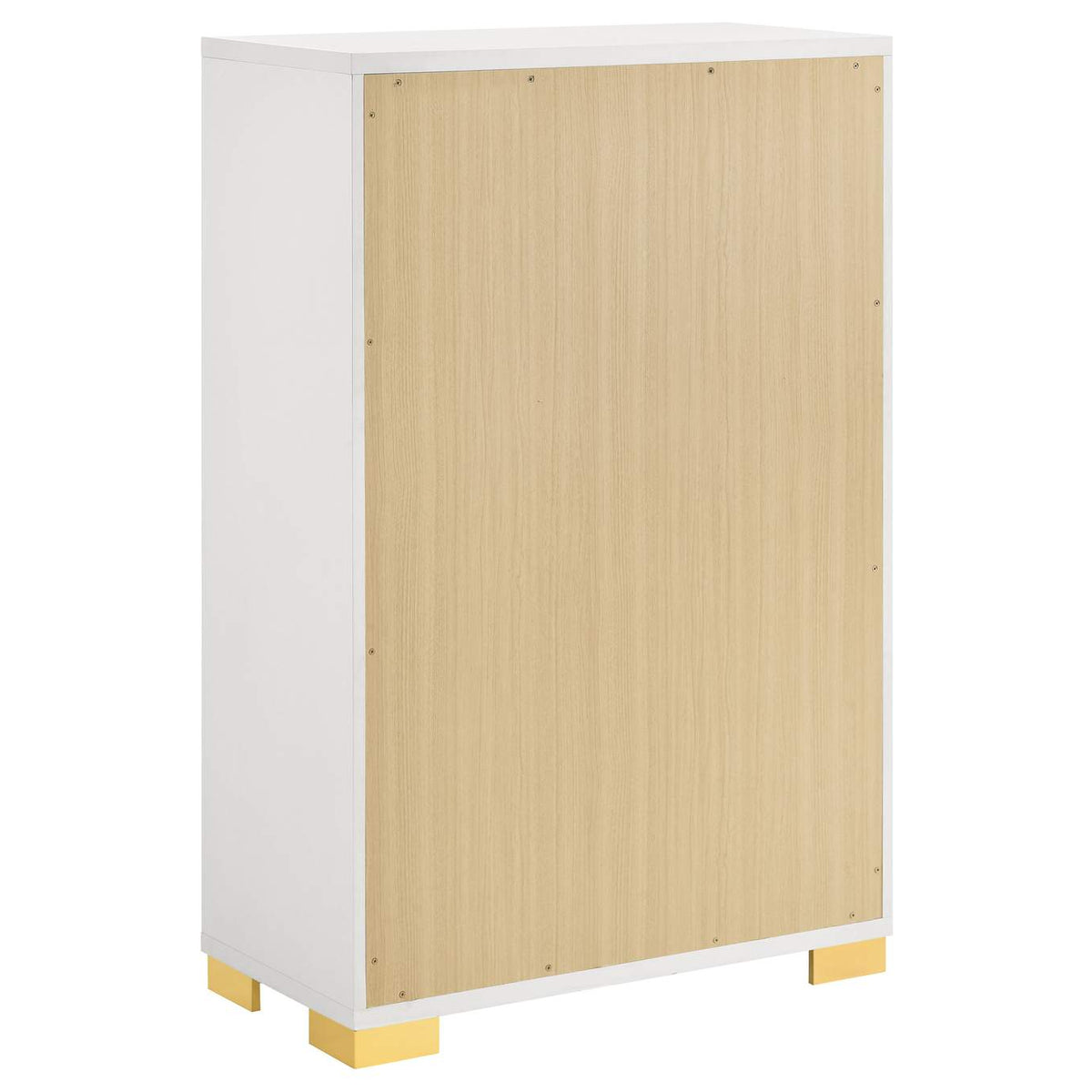 222935 Marceline 5-drawer Bedroom Chest White