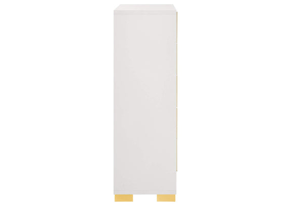 222935 Marceline 5-drawer Bedroom Chest White