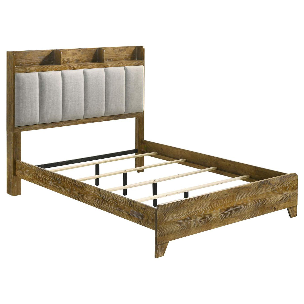 222971KE-S4 Henderson 4-piece Eastern King Bedroom Set Medium Oak