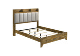 222971KE-S4 Henderson 4-piece Eastern King Bedroom Set Medium Oak
