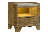 222971KE-S4 Henderson 4-piece Eastern King Bedroom Set Medium Oak